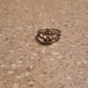 James avery anchor faith love and hope ring